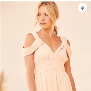 Lulu’s Amazing Kind of Love Dress in Light Blush